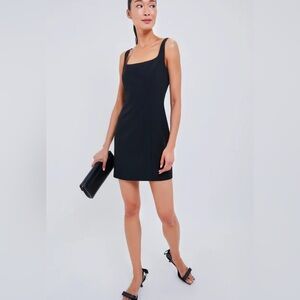 Surabaya Designs Black Sleeveless Sheath Mini Dress Made in France